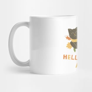 Hello Autumn cat Mug